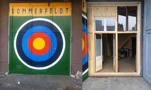 Exterior and interior shot of my Studio in Lichtenberg Berlin